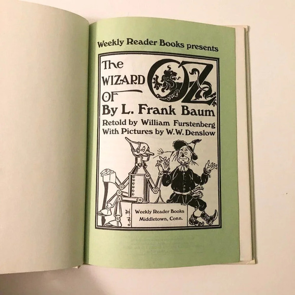 Vintage 1984 The Wizard  Of Oz Retold by William Furstenberg Weekly Reader - Picture 7 of 15